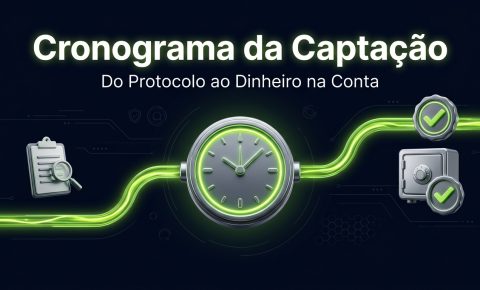 Tabela comparativa mostrando o prazo médio de cada fase da captação de subvenção econômica e crédito subsidiado no fomento à inovação